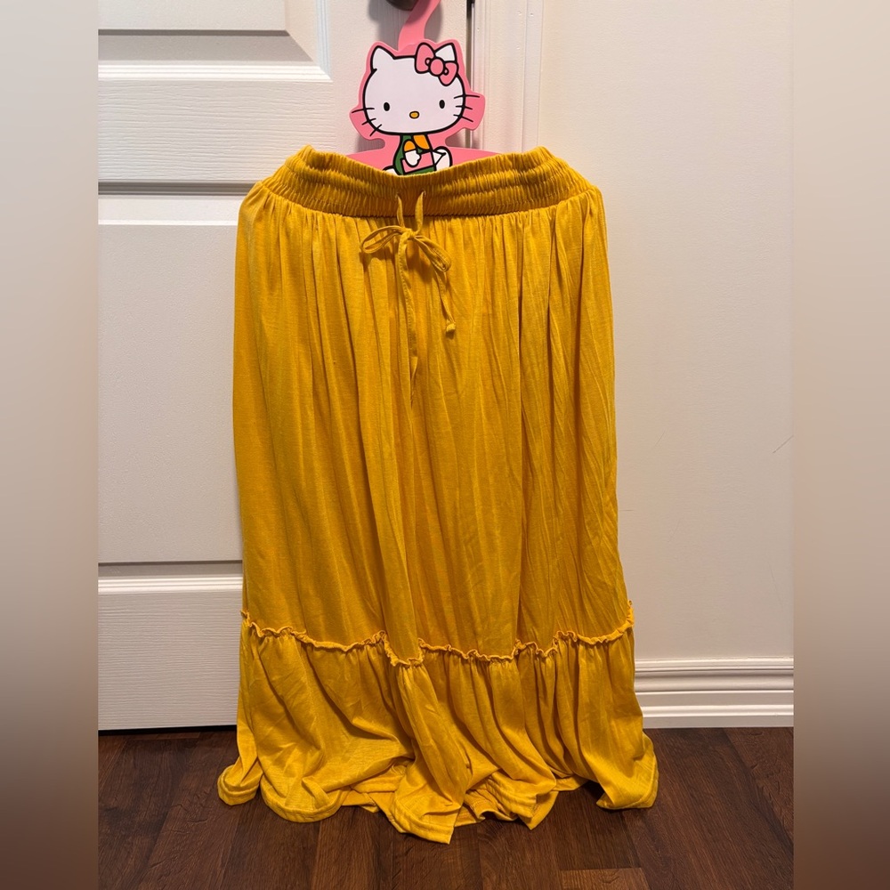Yellow Maxi Skirt